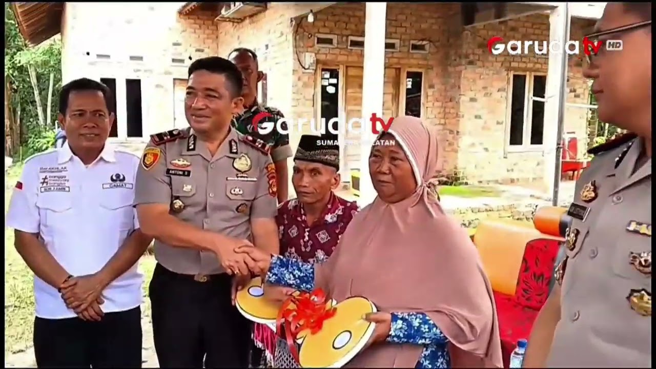 POLRES OKU TIMUR BANGUN RUMAH BARU BUAT WARGA