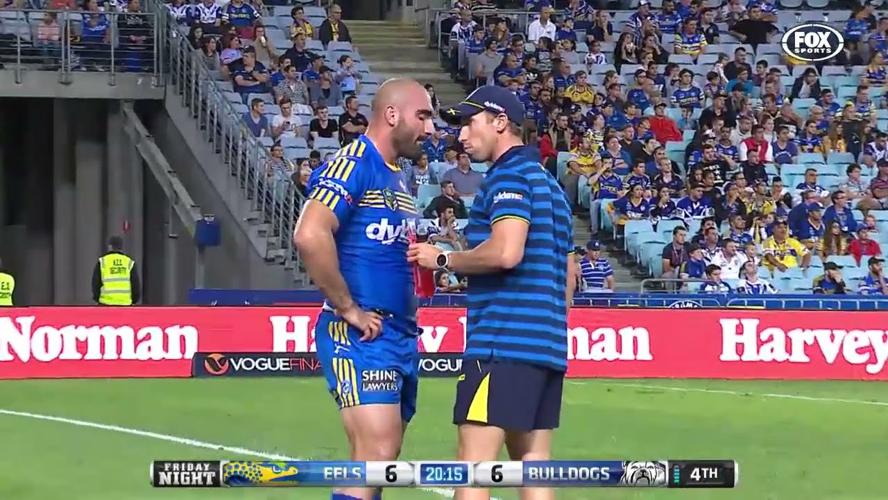 2016 NRL Round 3: Tim Mannah injured in first game back from injury for the Parramatta Eels