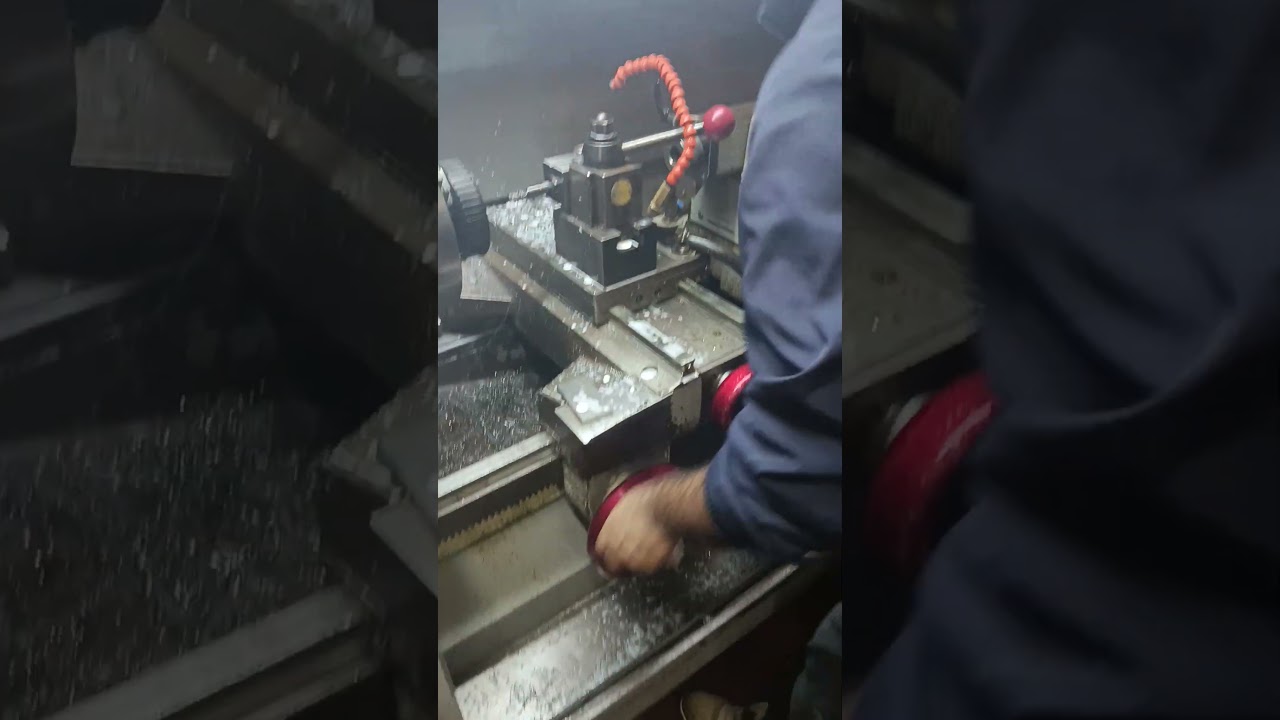 CNC Lathe Turning ASMR – Precision Steel Cutting (22s Satisfying Machining)