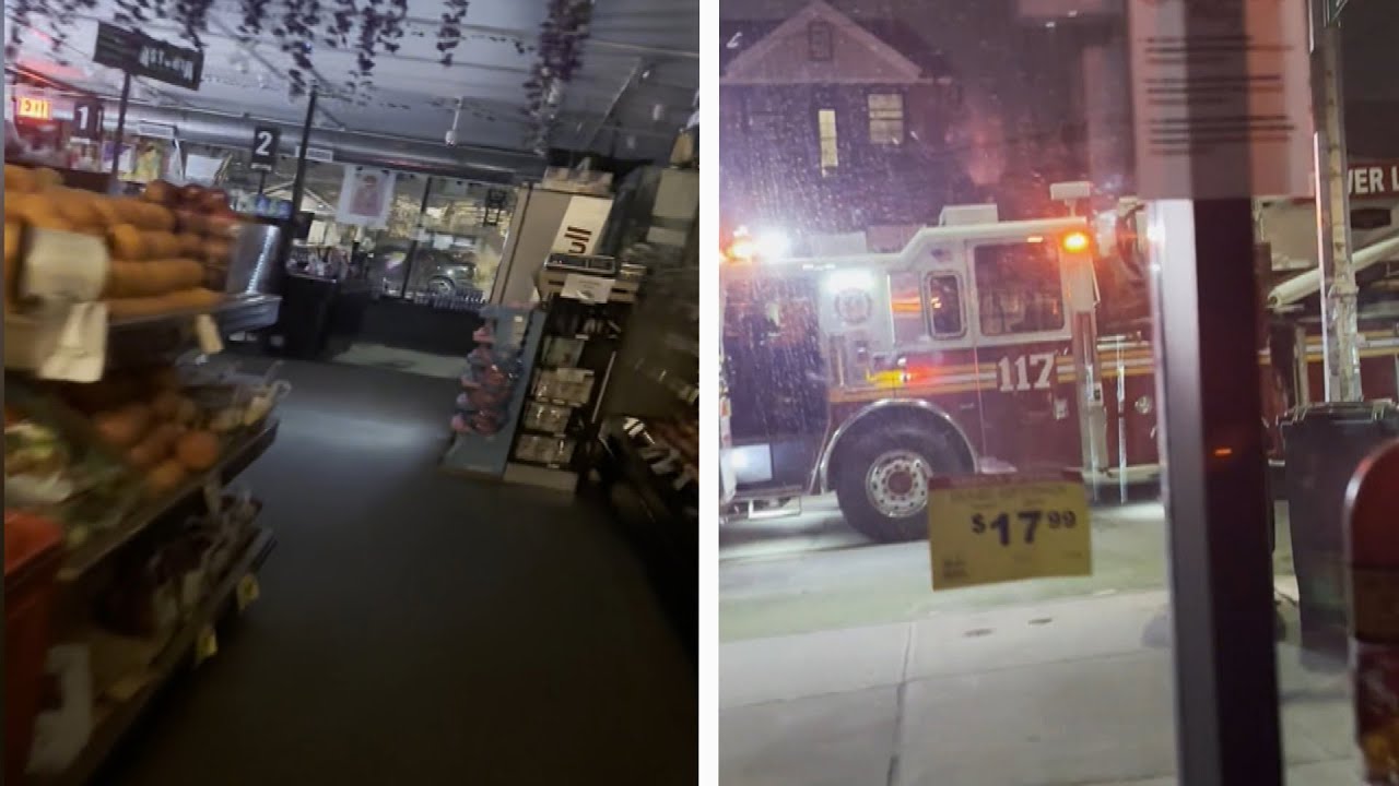 Shopper Gets Trapped Inside Supermarket