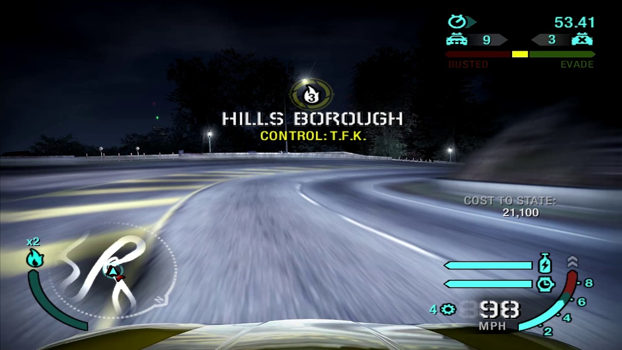 NFS Carbon - Chevrolet Corvette Z06 Engine Sound (Police Chase) HD 60 FPS #nfscarbon #corvettez06