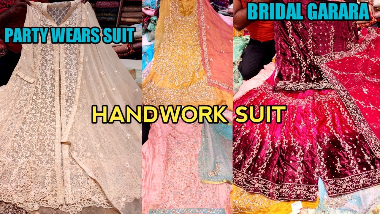 Party Wears Suit Bridal Garara Handwork Suit | Lucknow