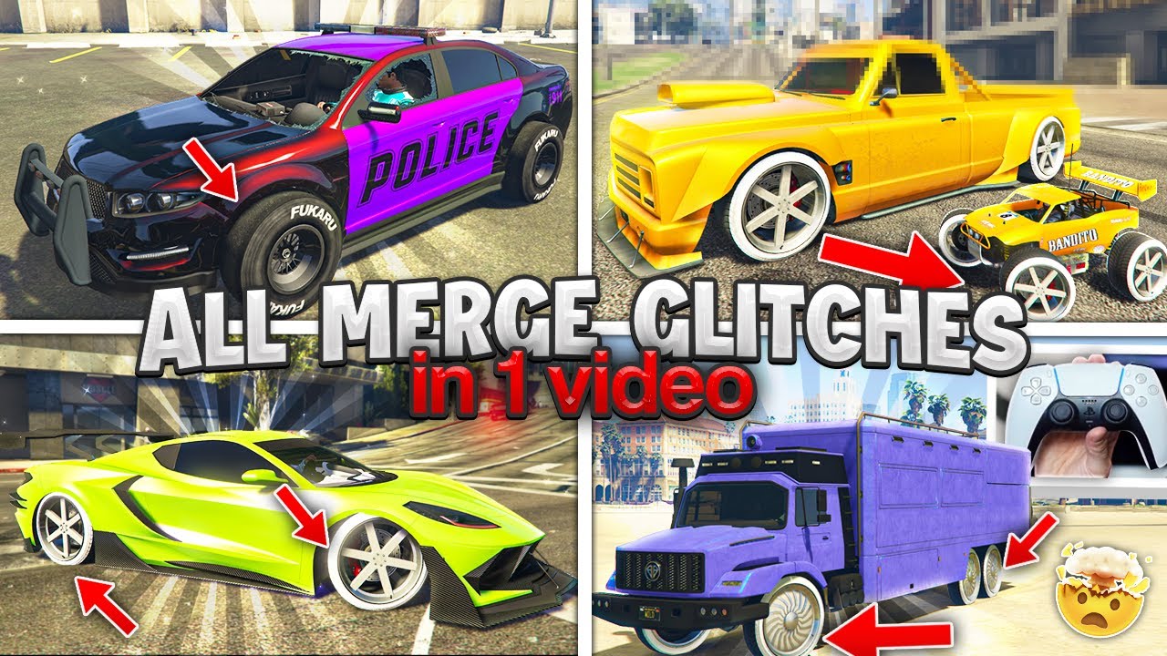 ALL WORKING BENNYS MERGE GLITCHES ( CAR TO CAR ) AND MORE IN 1 VIDEO | GTA 5 ONLINE (ALL CONSULS)