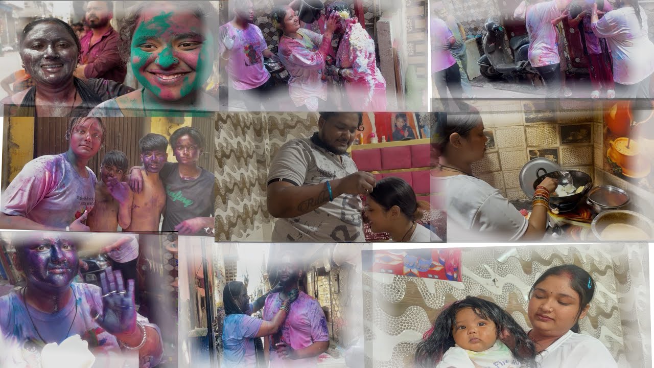 ||holi per hua bura haal || #rrfamilyvlog #vlogviral #public ic