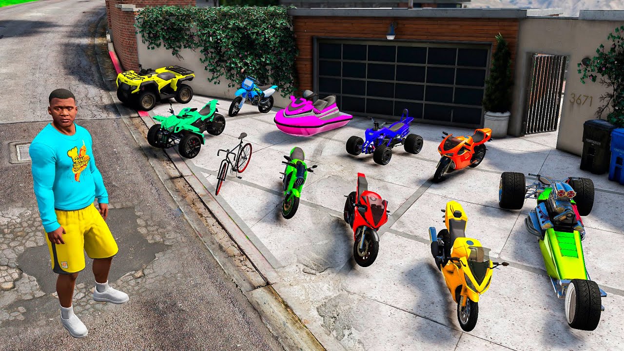 COLECIONANDO MOTOS DO GTA 6 NO 5