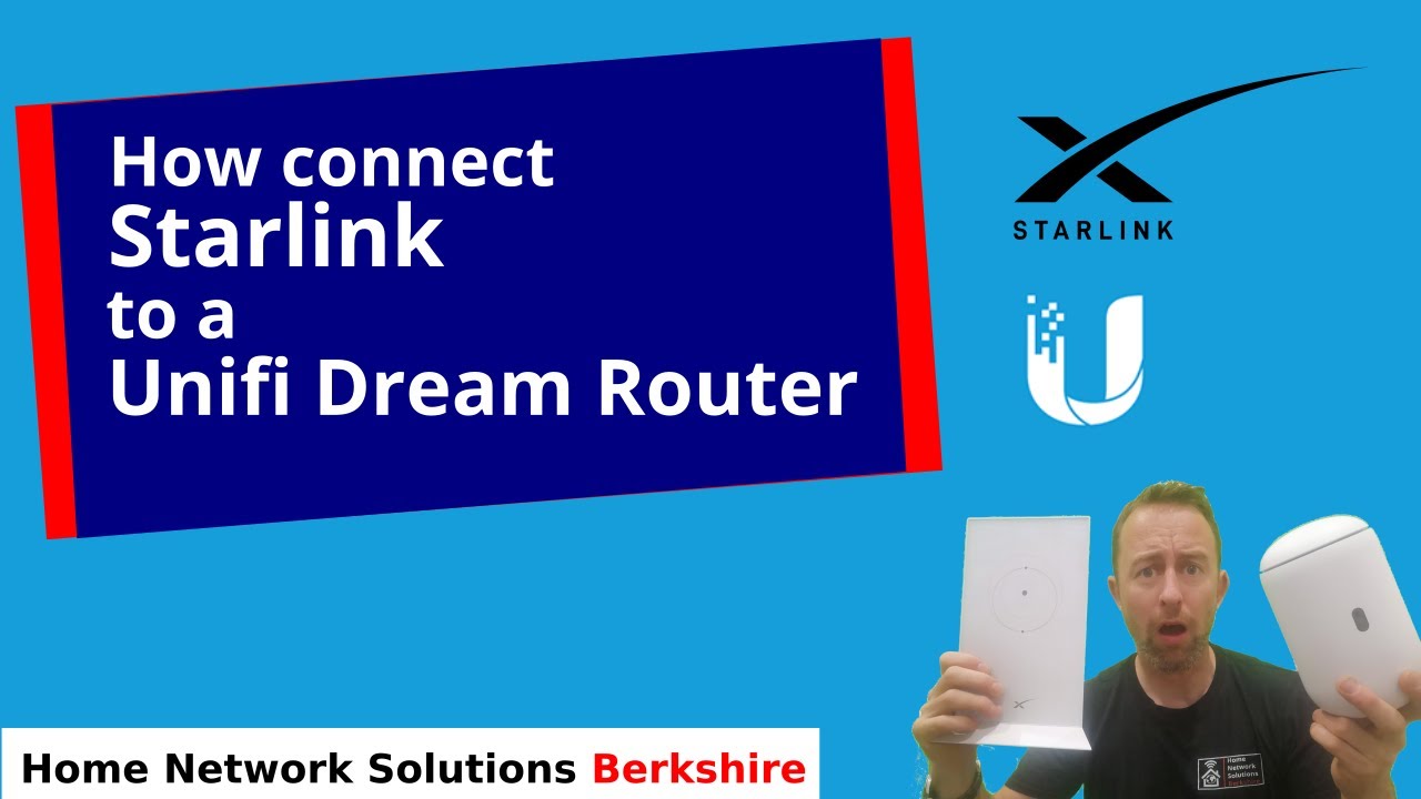 Как подключить Starlink к маршрутизатору Unifi Dream Router (Dream Machine)