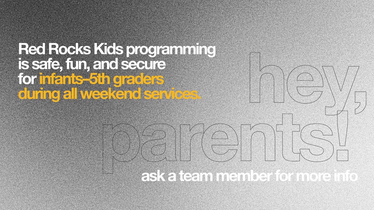 Join Us LIVE at Red Rocks Church | 10AM