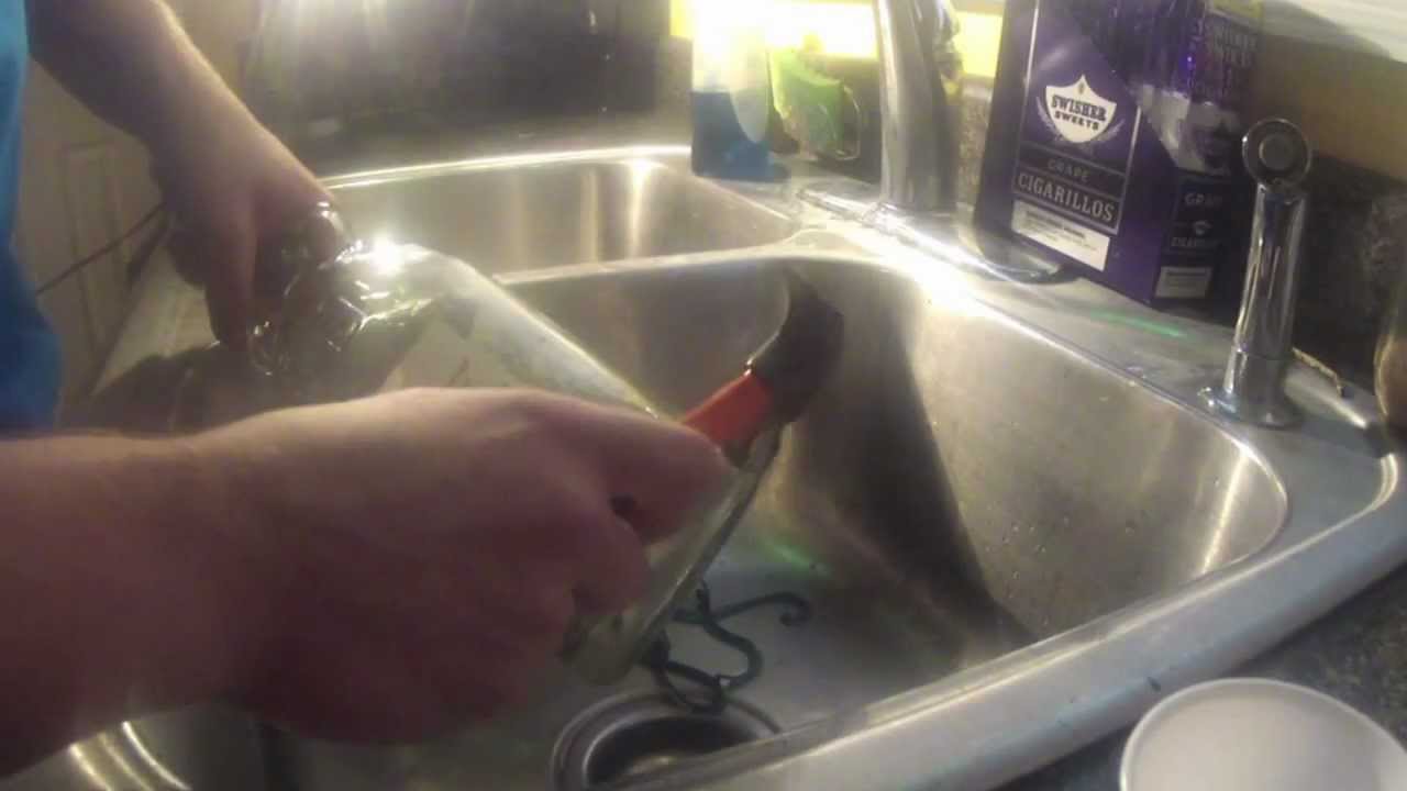 How to Make Your Favorite Glass Bottle Into a Gravity Bong