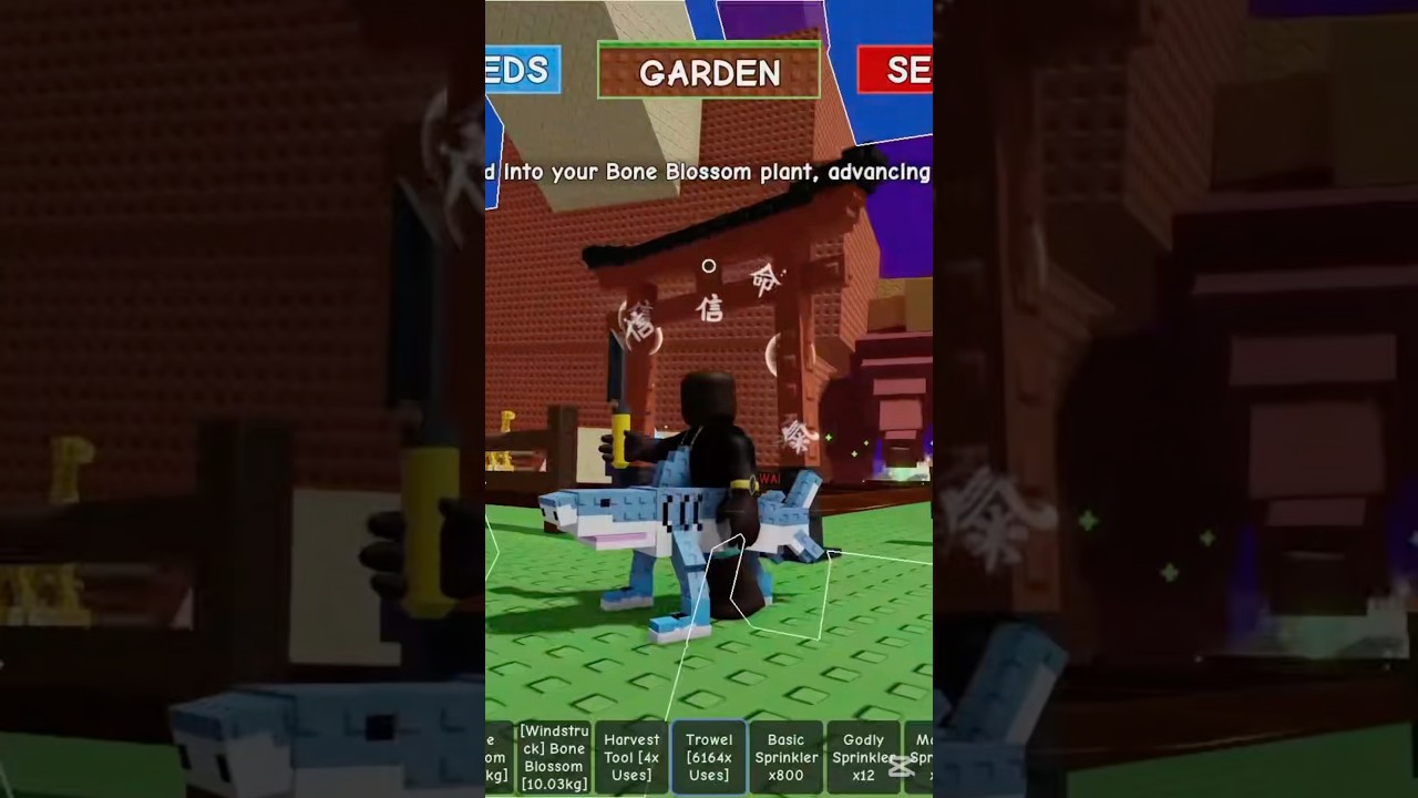 Trimoon method on bone blossom with grandmaster sprinkler 