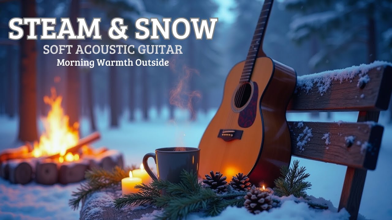 Gentle Acoustic Guitar for Sleeping Through a Snowy Winter Night