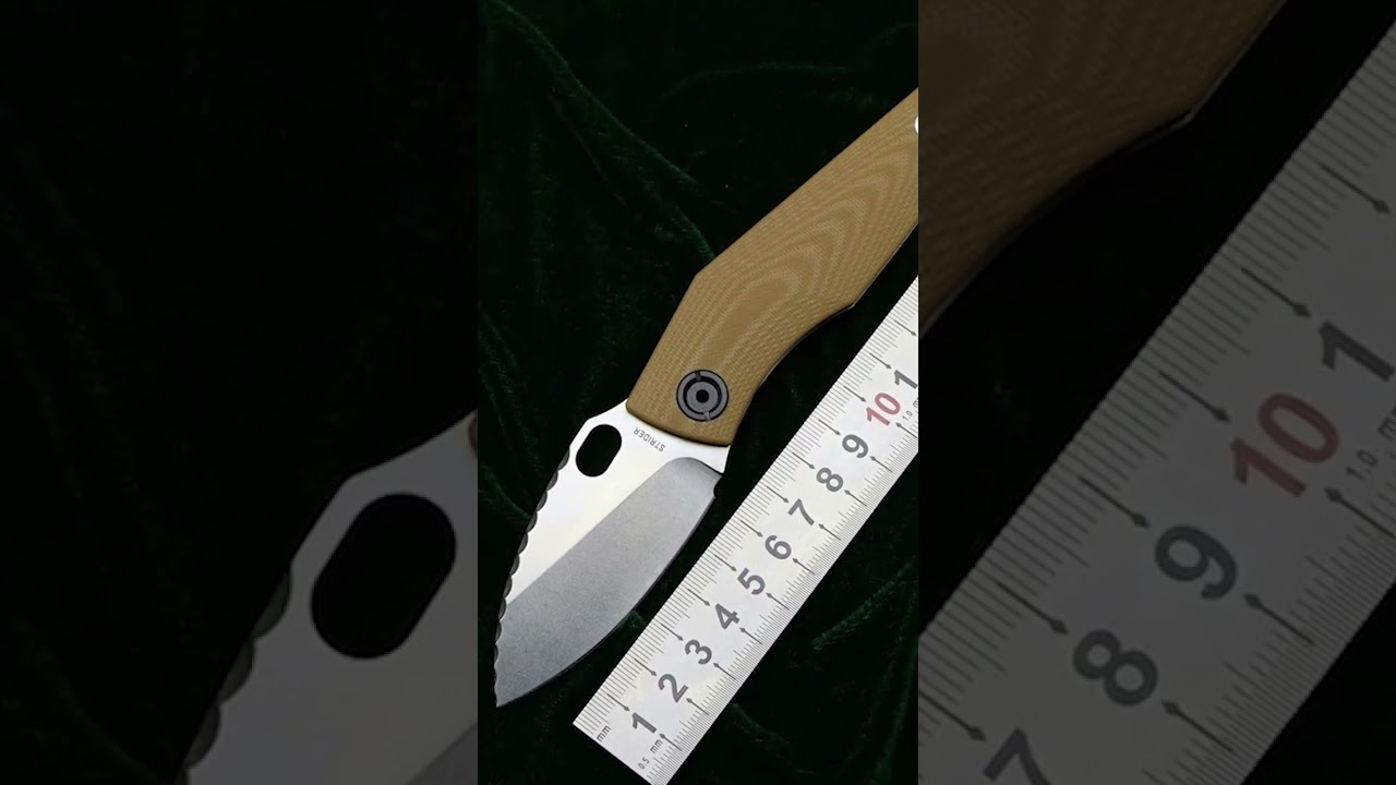 SJ75 folding knife D2 blad titanium+ CF/G10 handle outdoor camping hunting utility fruit knife