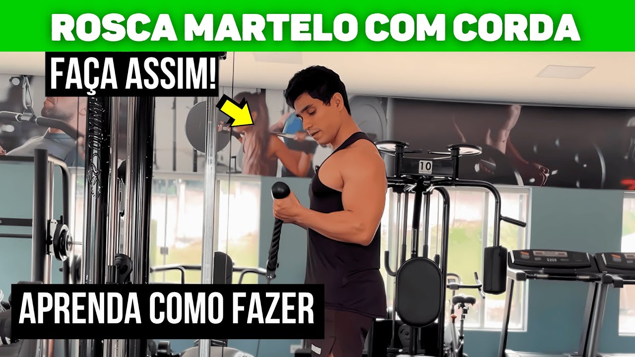 ROSCA MARTELO COM CORDA - COMO FAZER