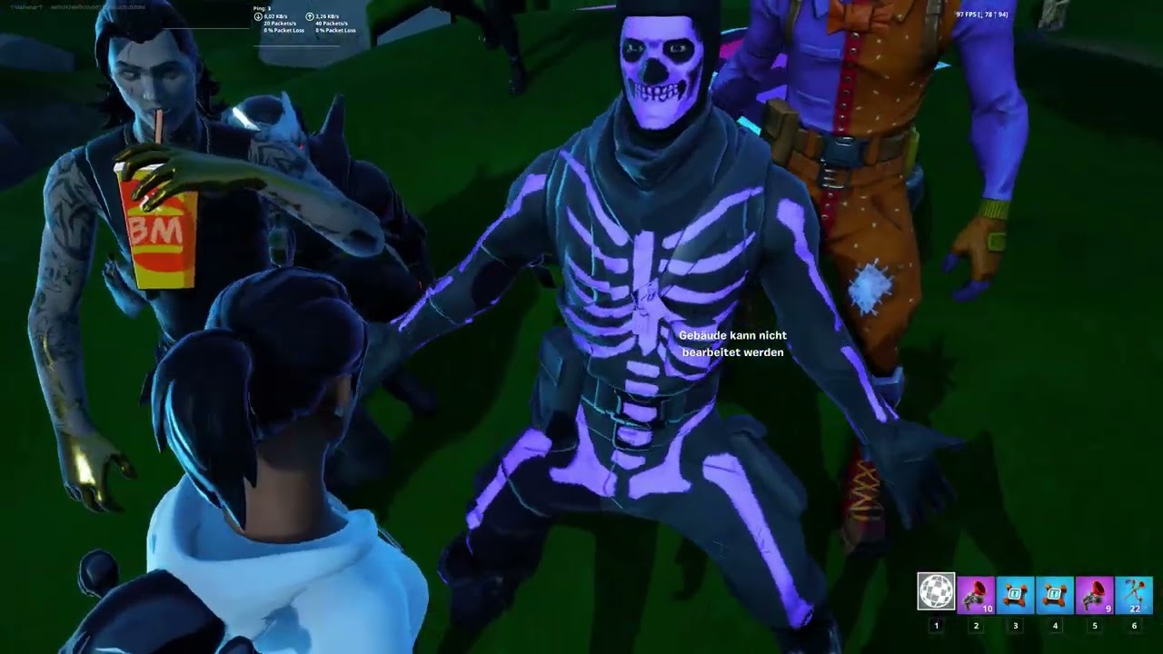 Party Royale emote and jam battle