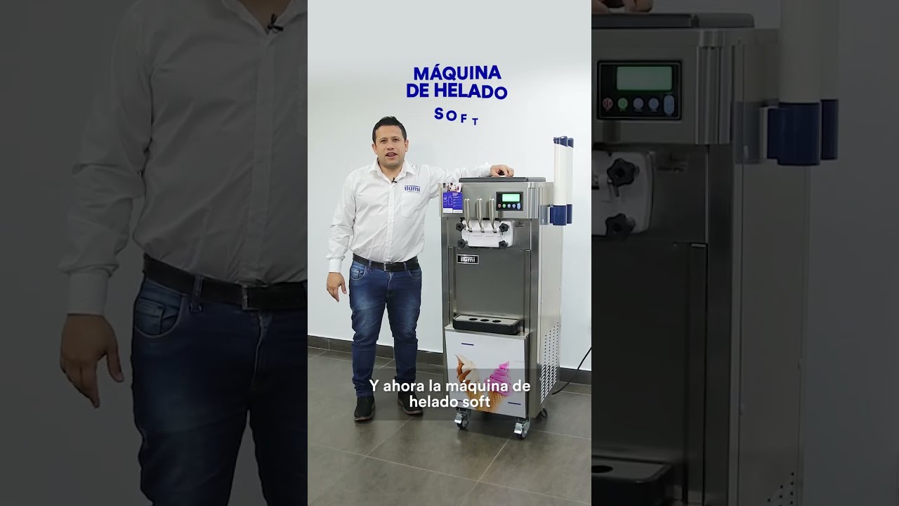 ¿Cómo funcionan nuestras máquinas de helado soft?
