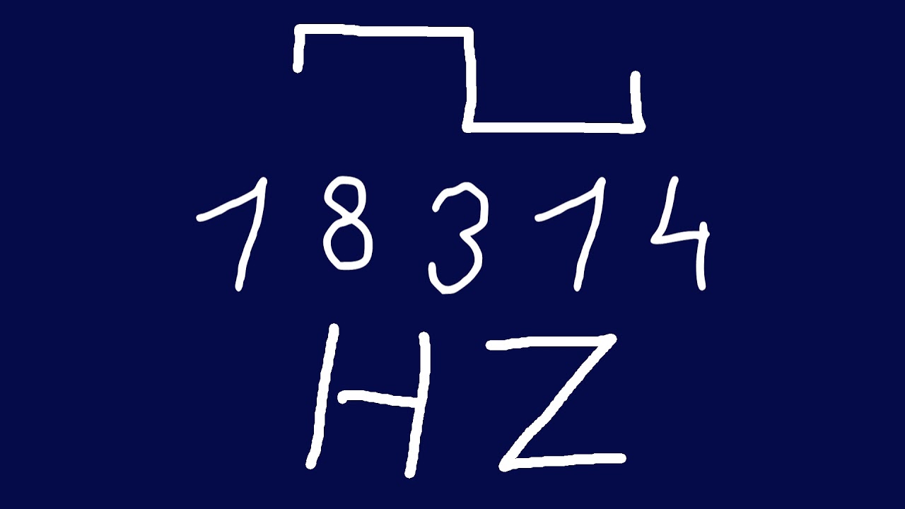 18314 hz square