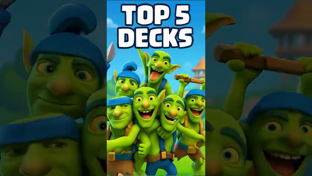 TOP 5 DECKS in Clash Royale!