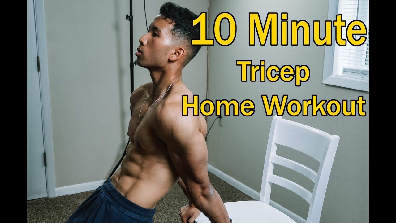 10 Min | Tricep Home Workout - Follow Along