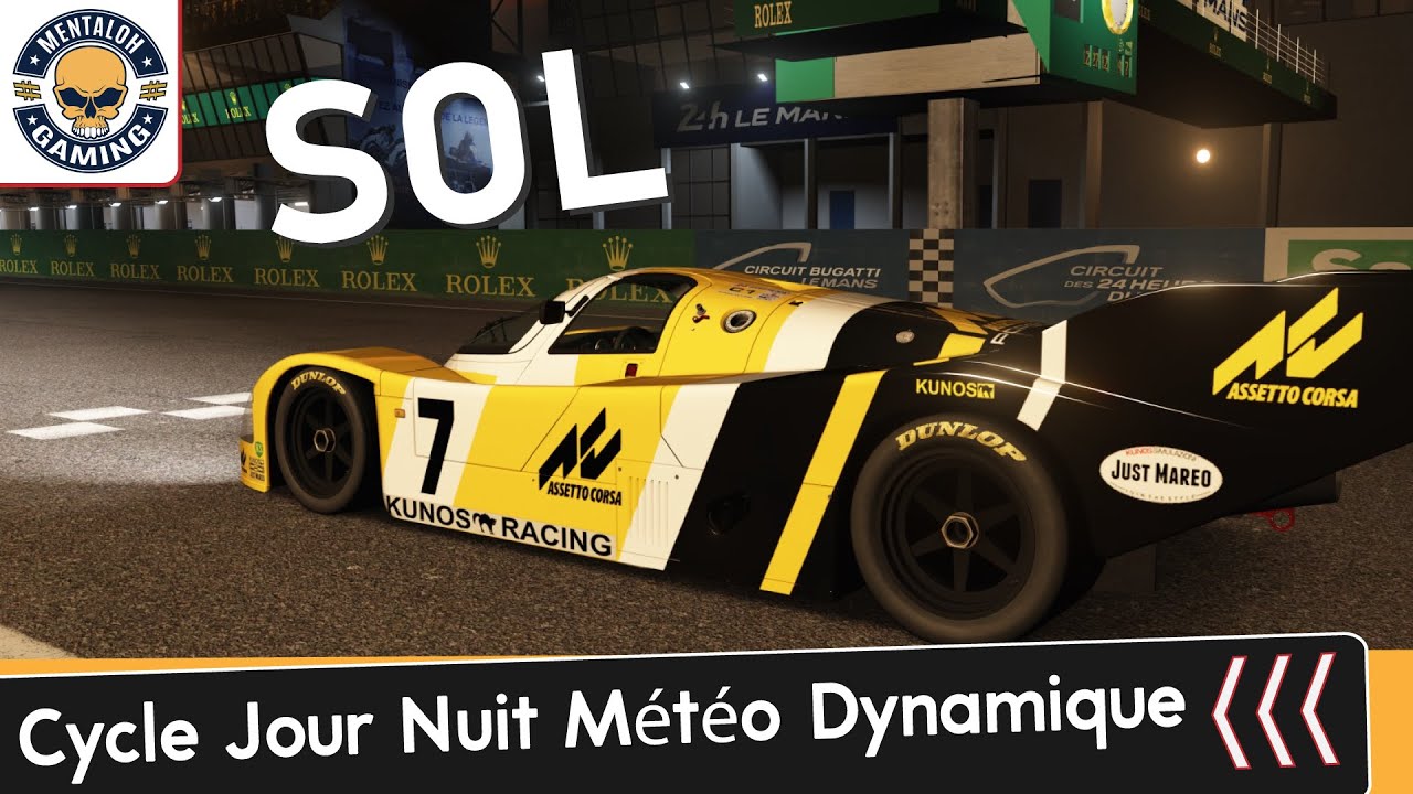 Assetto Corsa mod Sol cycle jour nuit et météo dynamique