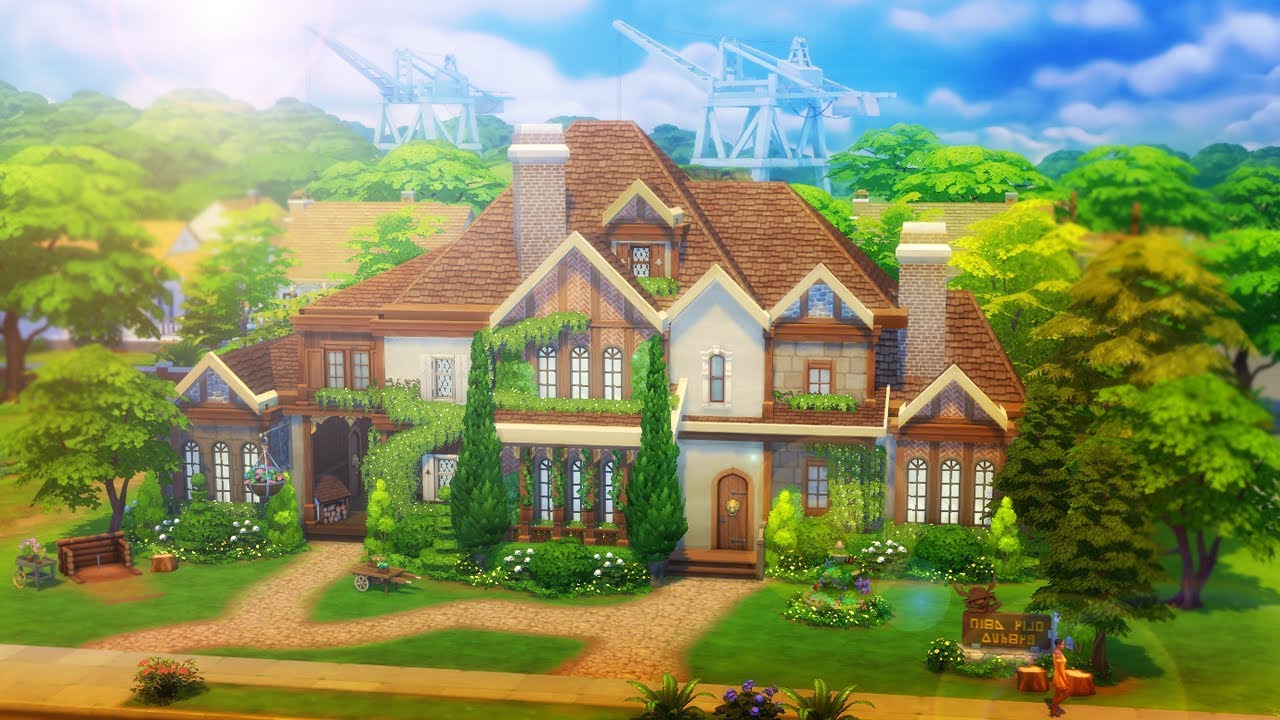 THE SIMS 4 RUSTIC SUBURBAN l Speed Build