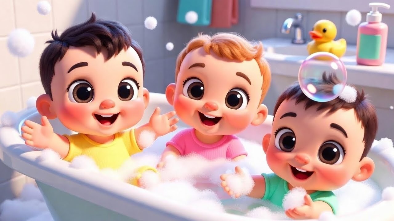 🫧 Splish Splash Bath Time | ToonRhyme  Fun Kids Nursery Rhyme