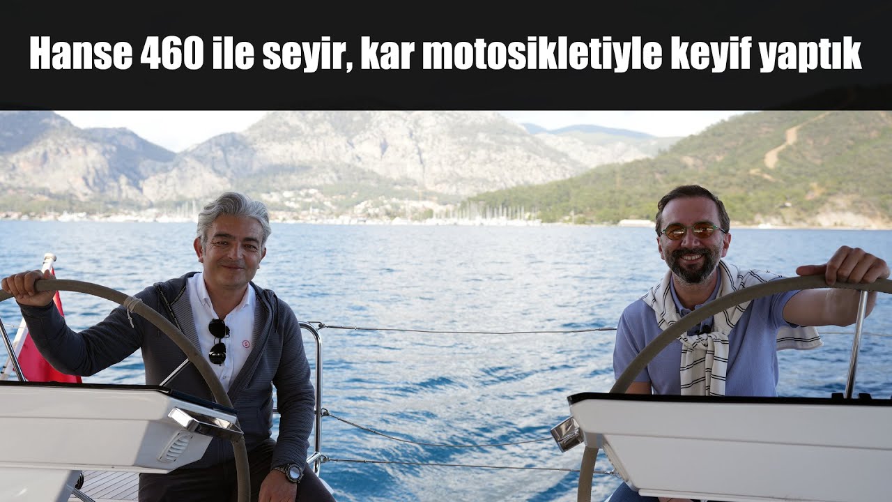 Bir günde iki mevsim- Hanse 460 ile seyir, kar motosikletiyle keyif yaptık #hanse460