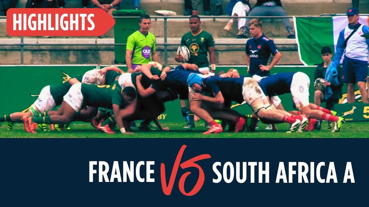 Rugby - France vs South Africa A - u18 International Series - 16 August 2025