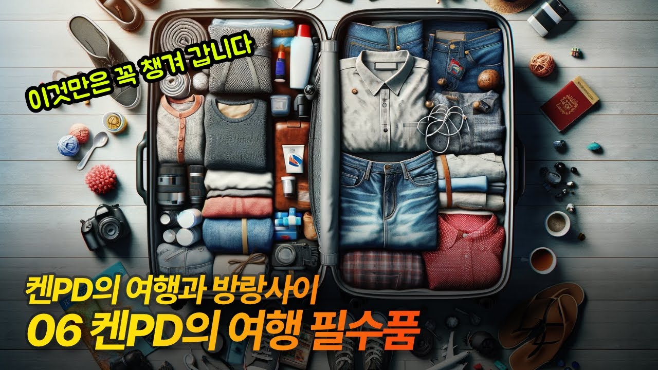 여행과 방랑사이 06 - 비행기 여행 늘 가지고 다니는 필수템