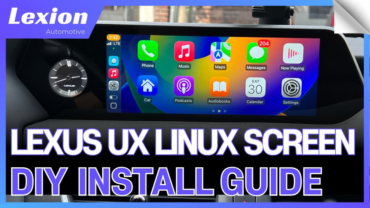 Lexion Linux Monitor Installation for Lexus UX | DIY Guide!