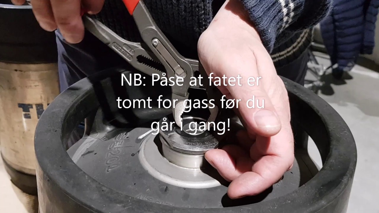 Fjerning av sikring på G-fat