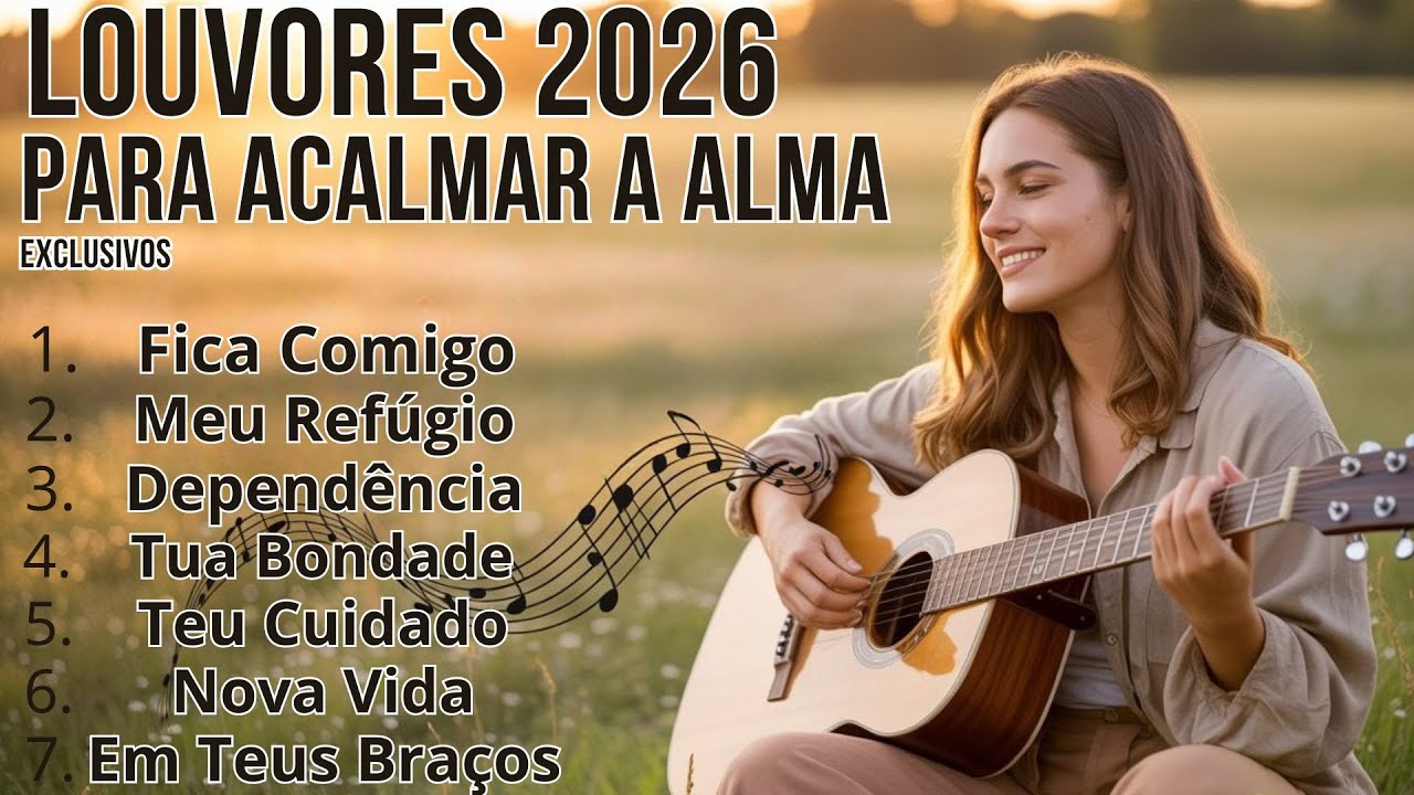 🔥7 Louvores 2026 MAIS PROFUNDOS para ACALMAR A ALMA