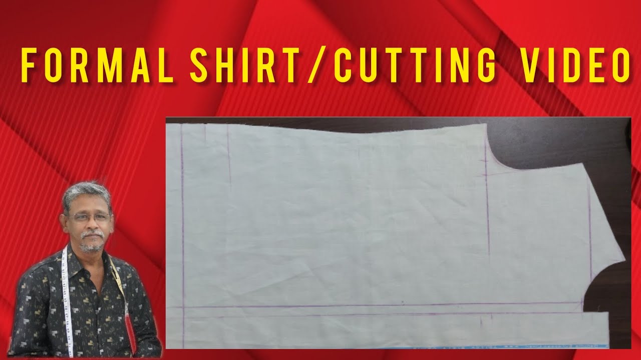 Formal shirt - cutting  video | The  pattern  ✂️🎉institute...... #thepattern