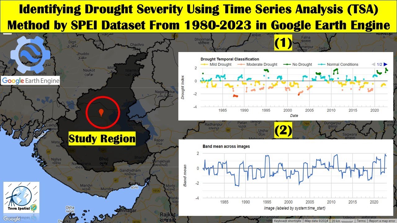 Identifying Drought Severity Using Time Series Analysis Method by SPEI Dataset From 1980-2023 in GEE