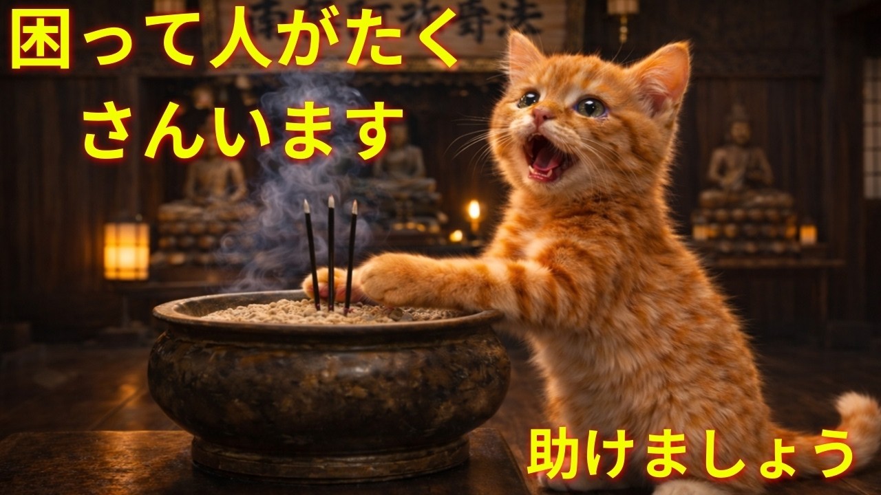 【ももたろ 家族】寺を出て人を助け、徳を積んだ一日