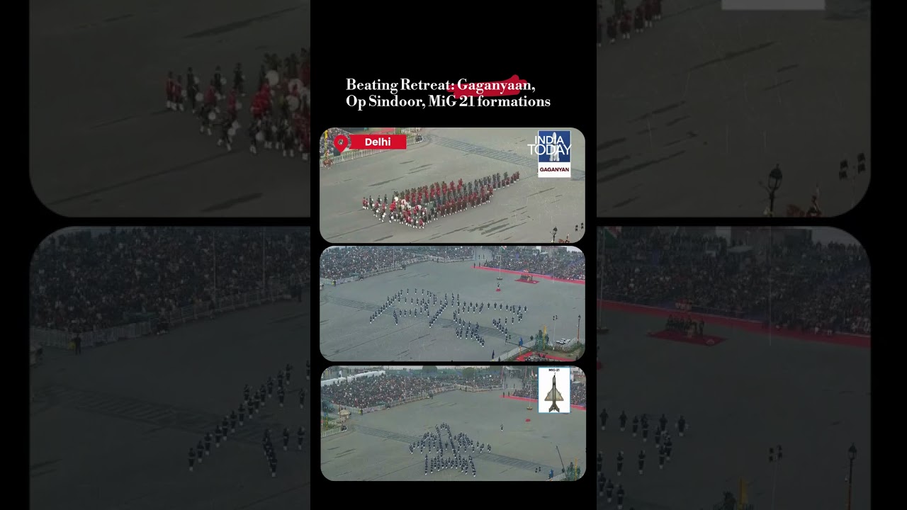 Beating Retreat 2026: OP Sindoor & Gaganyaan Steal the Show at Vijay Chowk