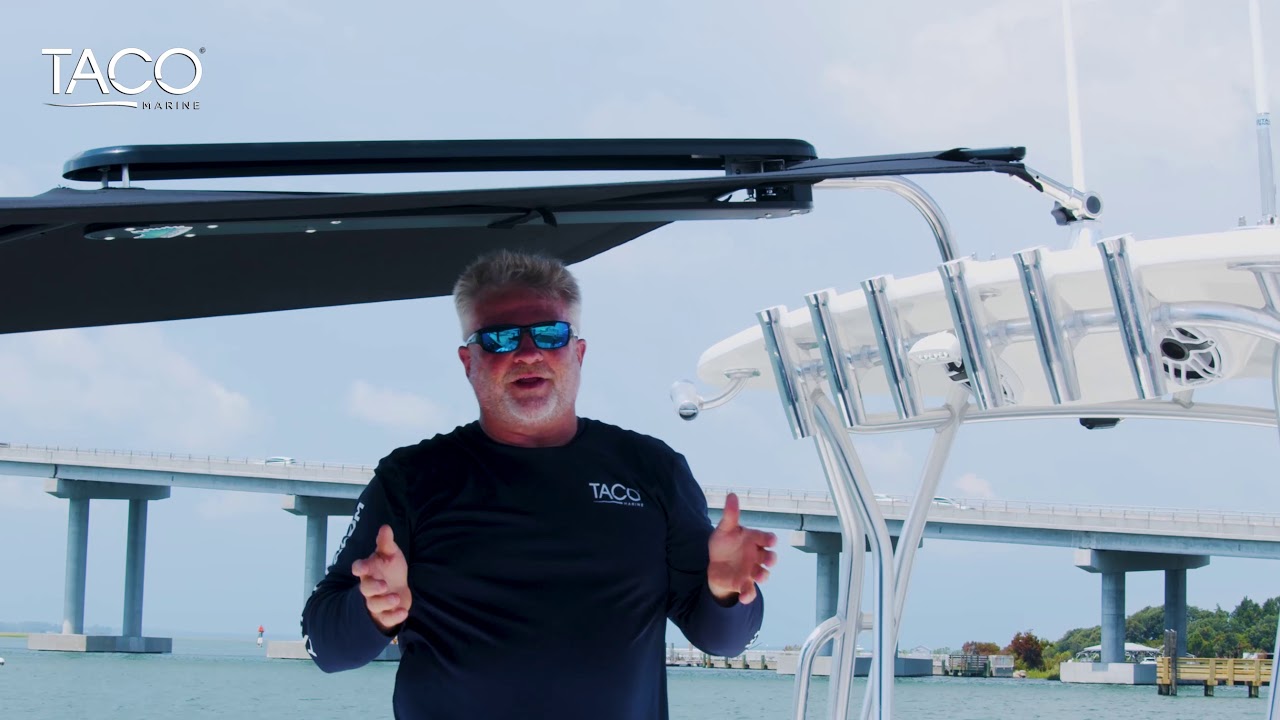 TACO Marine – Introducing ShadeFin® Boat Shade!