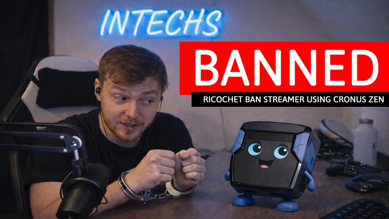 WARZONE STREAMER BANNED LIVE FOR CRONUS ZEN DURING TOURNAMENT BY RICOCHET ANTICHEAT ( INTECHS )