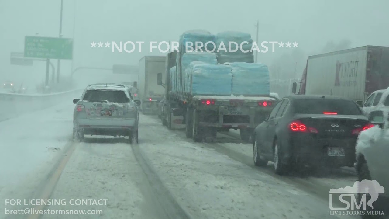 02-19-2018 Salt Lake City, UT - Vehicle Slideoffs in Heavy Snow