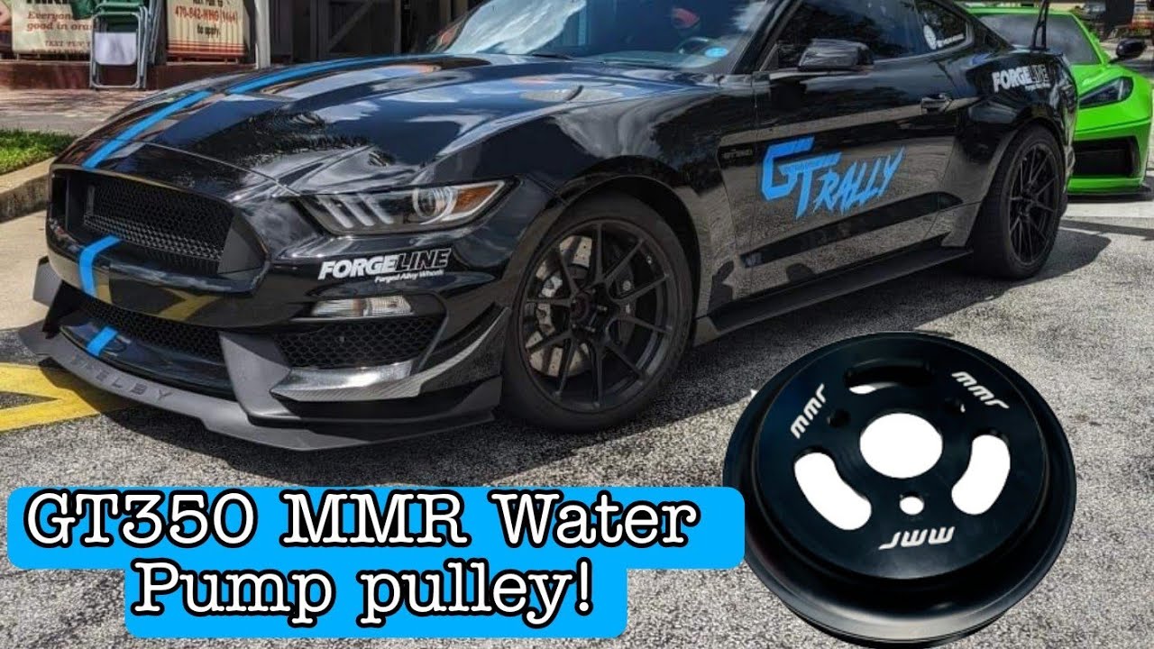 GT350 MMR water pump pulley install // HOW TO