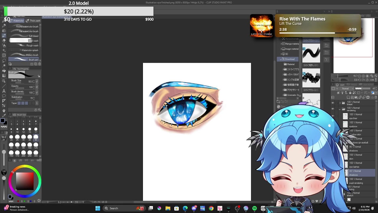 Drawing again back to basics Drawing some Eyes part 3. (ART)