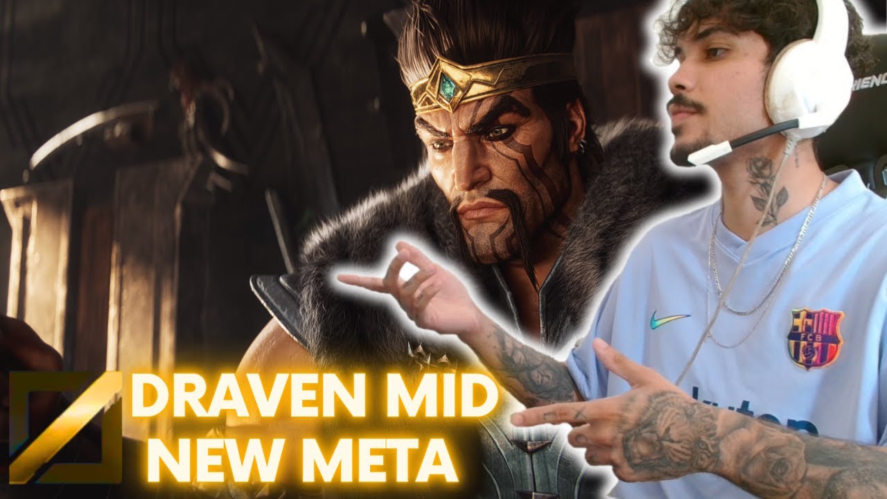 GODraven 1x0 ATEUS! LANCEI O DRAVEN MID ABEN&Ccedil;OADO🔥💀#leagueoflegends #leagueoflegendsbrasil