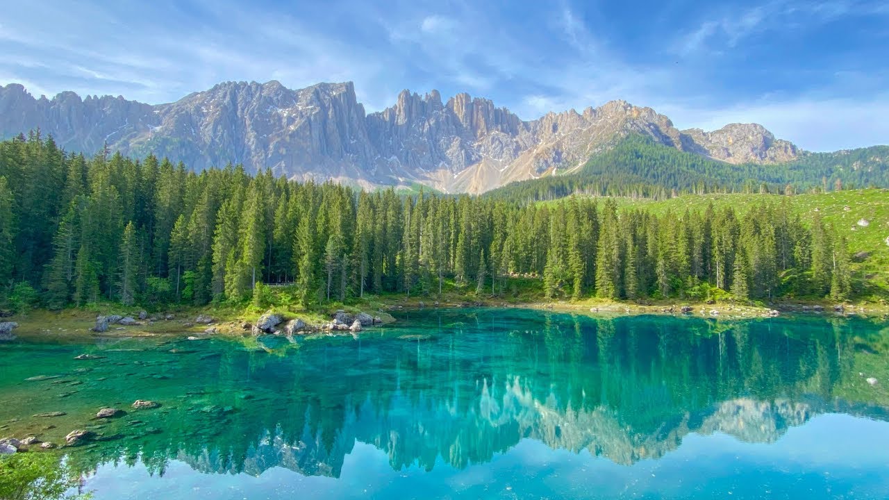 Lago di Carezza e rifugio Roda di Vaèl