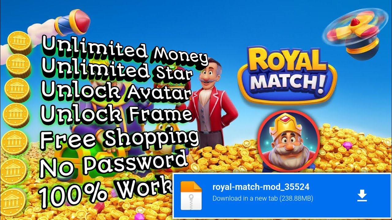 Royal Match Mod Apk 2026 v35524 - Unlimited Money & Free Shopping 