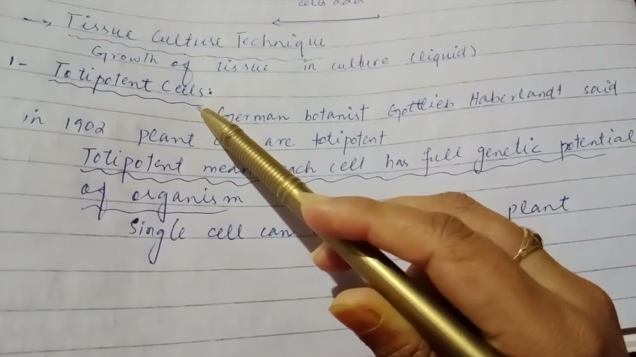 Tissue culture technique | Chap # 23 | 2nd year biology.