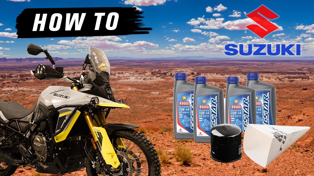 Как заменить моторное масло и фильтр на Suzuki V-Strom 800 23+ года выпуска