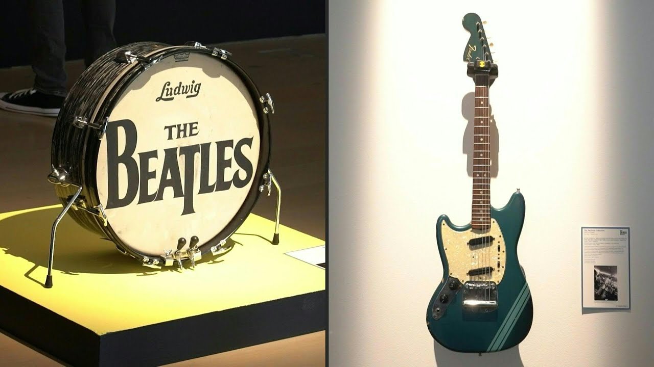 Guitarras de Kurt Cobain, dos Beatles e de outras lendas irão a leilão nos EUA | AFP