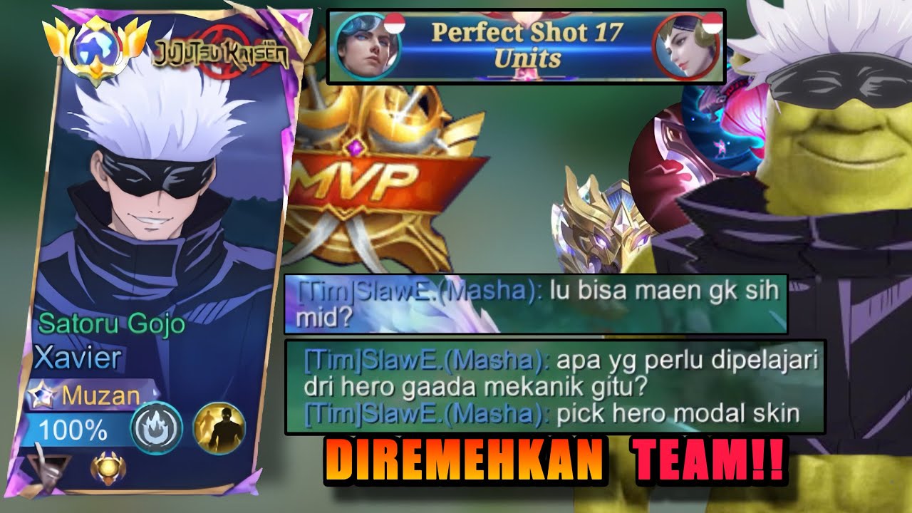 PARAH!! GW DIREMEHKAN DAN DIBACOTIN TIM SENDIRI! XAVIER MUZAN BUNGKAM MULUT PLAYER SONGONG | MLBB