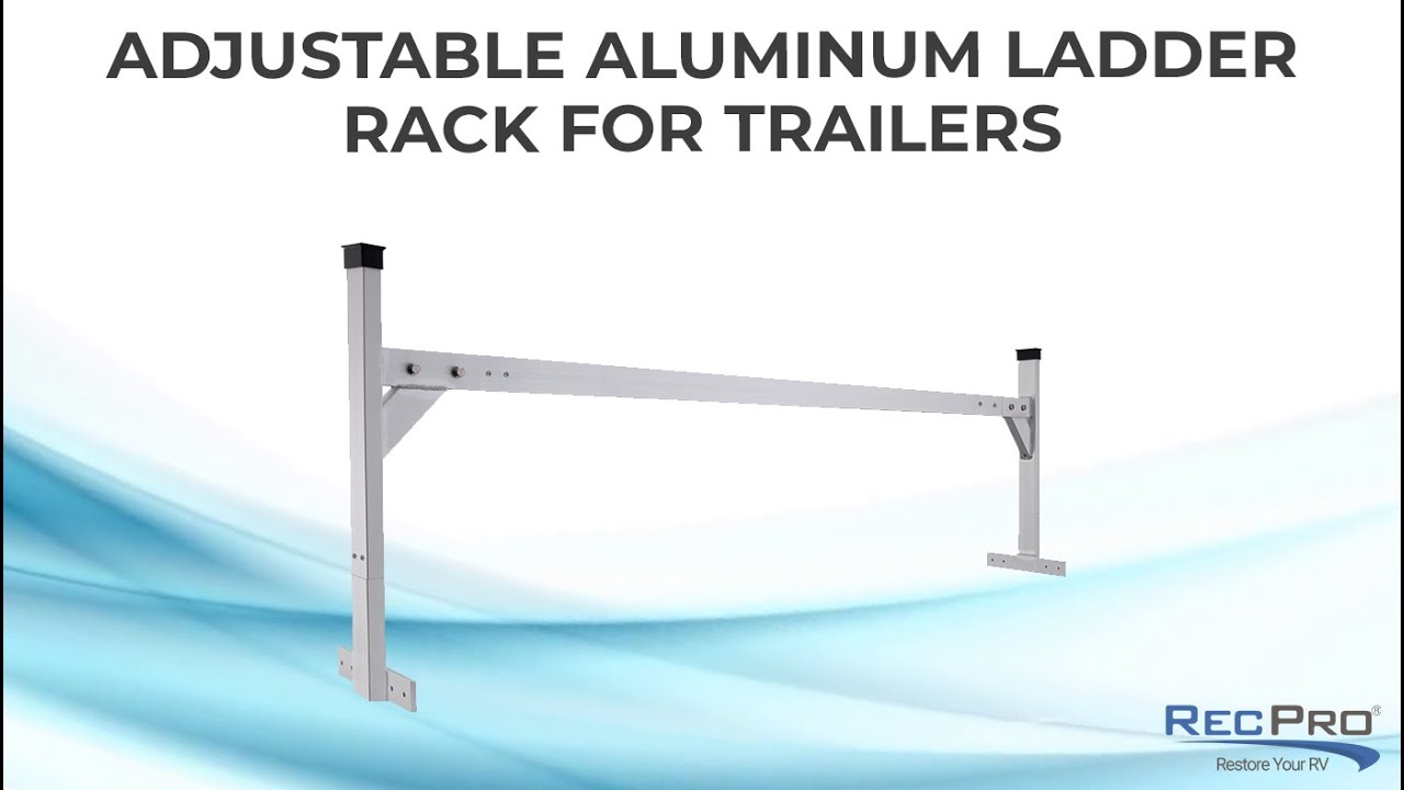 Adjustable Aluminum Ladder Rack Install