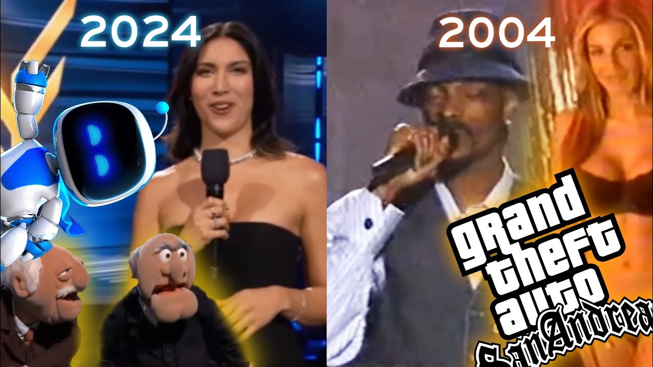 Game Awards 2024 vs 2004 (comparação)
