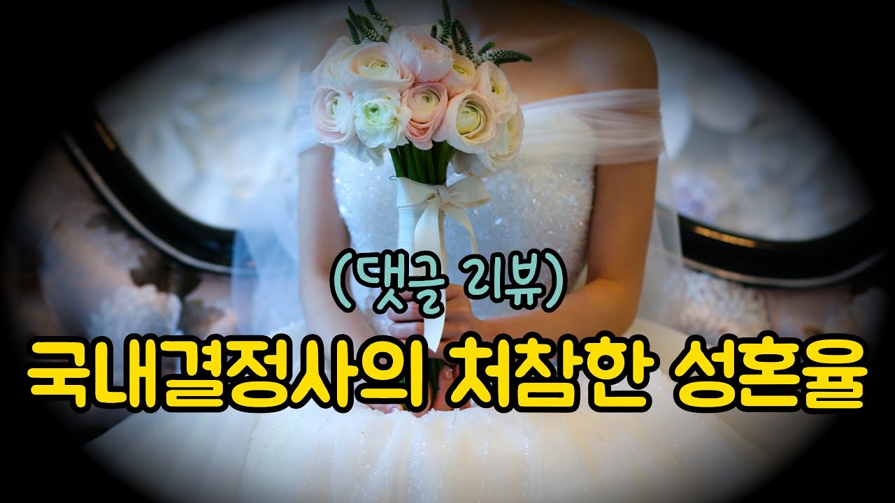 [댓글 리뷰] 국내결정사의 처참한 성혼율