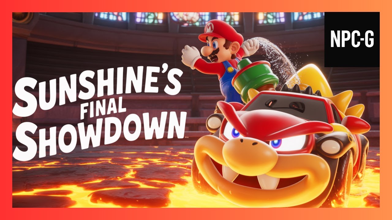 Super Mario Sunshine Endgame Content on the Dolphin Emulator (No Commentary)